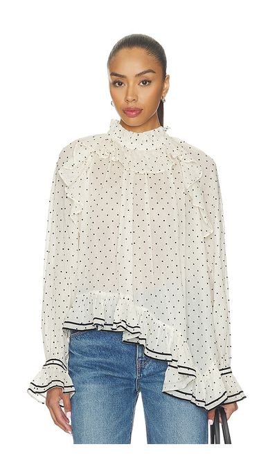 Ulla Johnson Ulla Johnson Marcella Longsleeve Cotton Blouse