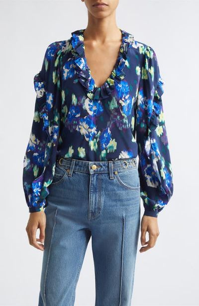 Ulla Johnson Ulla Johnson Marguerite Ruffle Silk Top