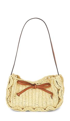 Ulla Johnson Ulla Johnson Marina Raffia Scallop Pouchette Bag