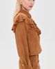 Ulla Johnson Ulla Johnson Matilde Ruffle Suede Jacket Cognac - 5