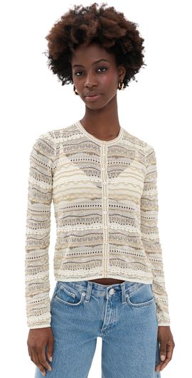 Ulla Johnson Ulla Johnson Mia Knit Cardigan Conch