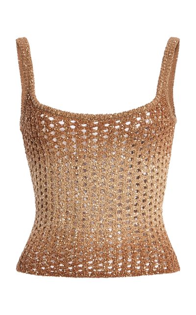 Ulla Johnson Ulla Johnson Monroe Sequined Knit Tank Top