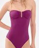 Ulla Johnson Ulla Johnson Monterey Strapless Maillot One Piece Plum - 5