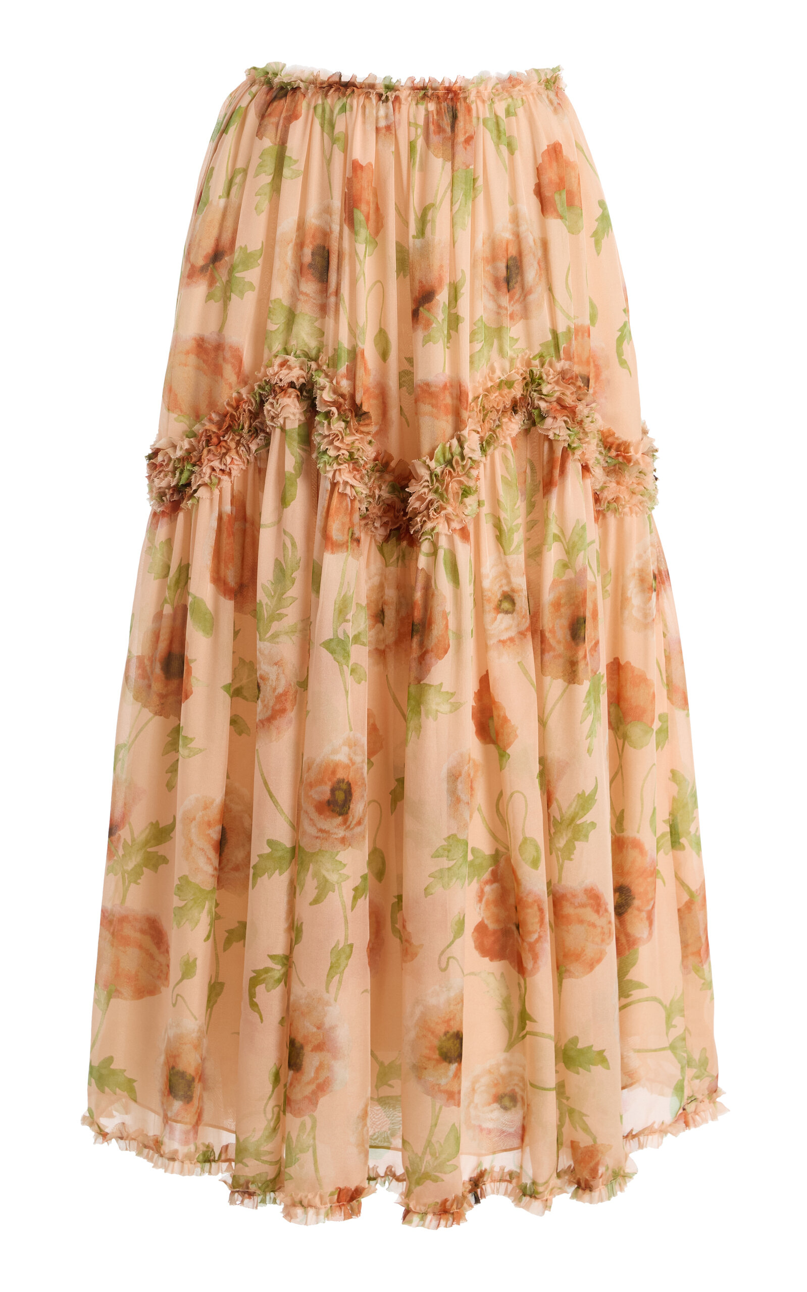 Ulla Johnson Ulla Johnson Mora Silk Midi Skirt