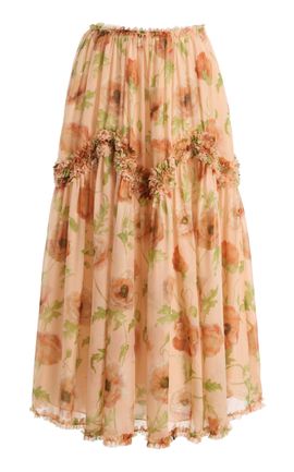 Ulla Johnson Ulla Johnson Mora Silk Midi Skirt