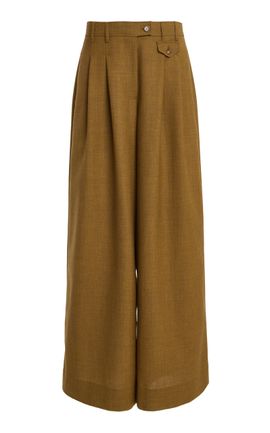 Ulla Johnson Ulla Johnson Motherwell MidRise RecycledWool WideLeg Pants