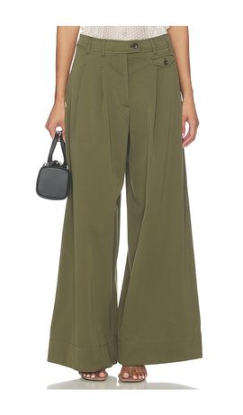Ulla Johnson Ulla Johnson Motherwell Wide Leg Trouser Pants