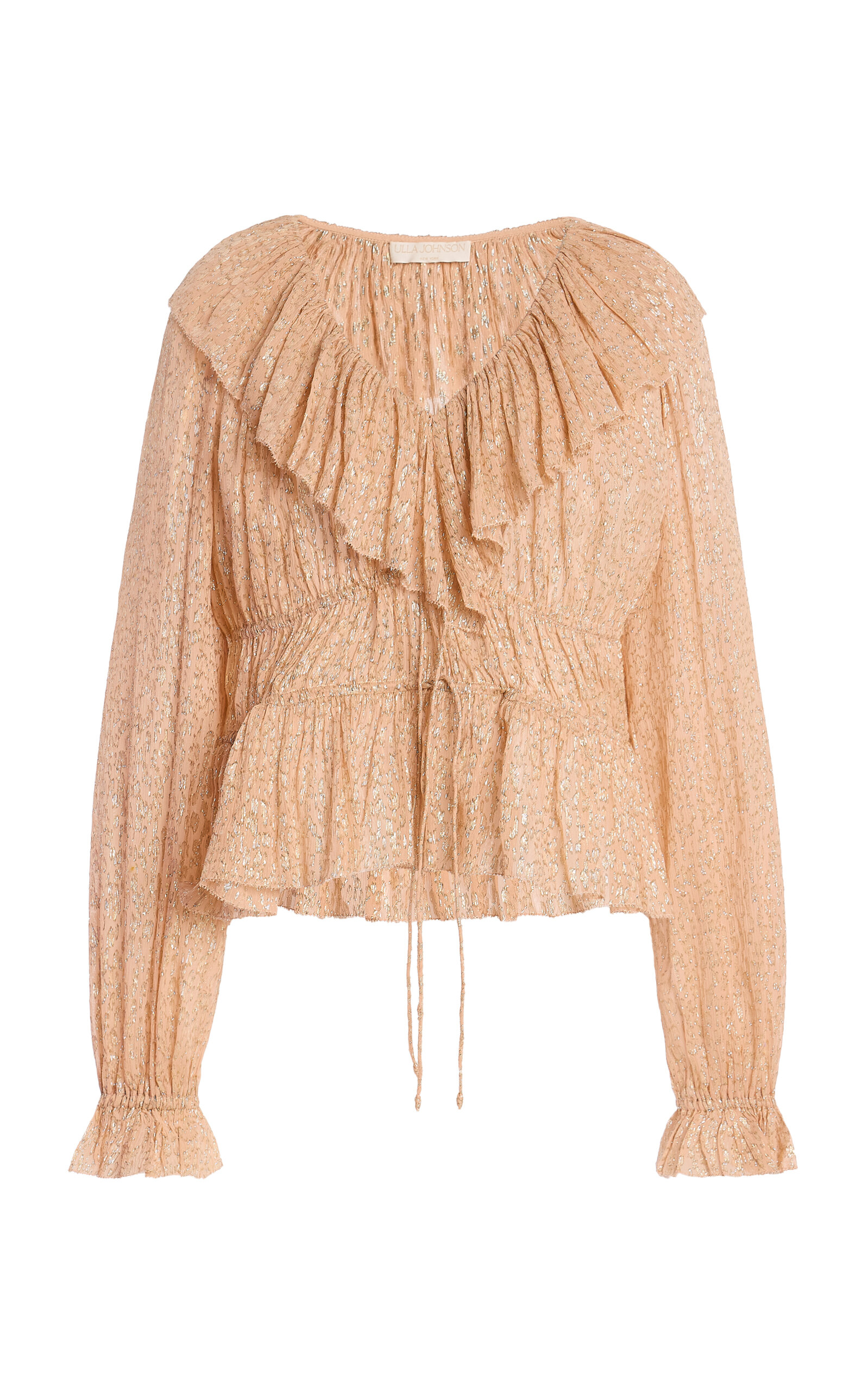 Ulla Johnson Ulla Johnson Odilia Ruffled SilkBlend Top