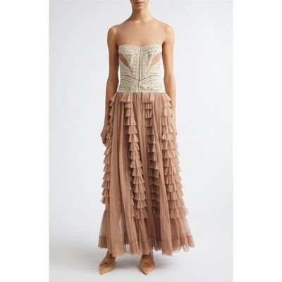 Ulla Johnson Ulla Johnson Orla Crochet & Tulle Gown