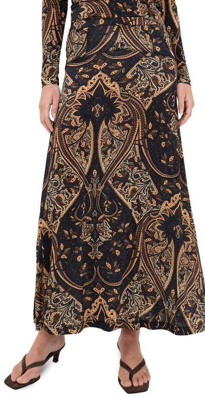 Ulla Johnson Ulla Johnson Paola Jersey Skirt Twilight Paisley