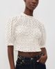 Ulla Johnson Ulla Johnson Rae Short Sleeve Cotton Top Blanc - 2