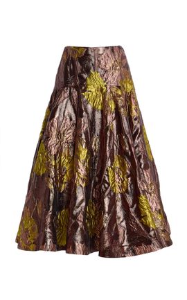 Ulla Johnson Ulla Johnson Rosara Metallic Midi Skirt