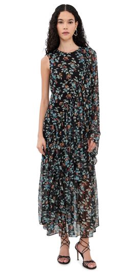 Ulla Johnson Ulla Johnson Seraphina Silk Draped Dress Nightshade
