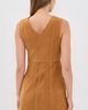 Ulla Johnson Ulla Johnson Sloane Suede Mini Dress Cognac - 3