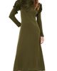 Ulla Johnson Ulla Johnson Solene Long Sleeve Jersey Dress Loden - 1