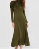 Ulla Johnson Ulla Johnson Solene Long Sleeve Jersey Dress Loden - 5