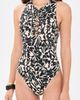 Ulla Johnson Ulla Johnson Solina Lace Up Maillot One Piece Mercury - 2