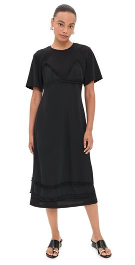 Ulla Johnson Ulla Johnson Tallis Cotton Dress Noir