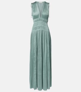 Ulla Johnson Ulla Johnson Tasneem satin plissé gown