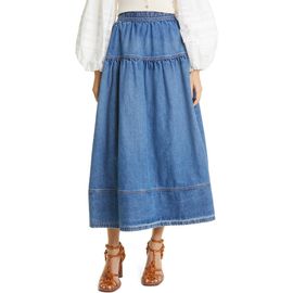 Ulla Johnson Ulla Johnson The Astrid Denim Maxi Skirt