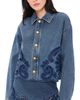 Ulla Johnson Ulla Johnson The Bobbi Denim Eyelet Jacket River - 1