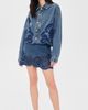 Ulla Johnson Ulla Johnson The Bobbi Denim Eyelet Jacket River - 5