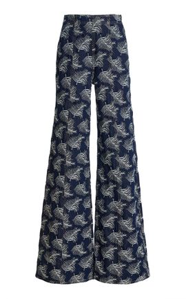 Ulla Johnson Ulla Johnson The Bobbi Jacquard Denim StraightLeg Jeans