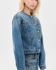 Ulla Johnson Ulla Johnson The Briar Collarless Denim Jacket Danube - 4