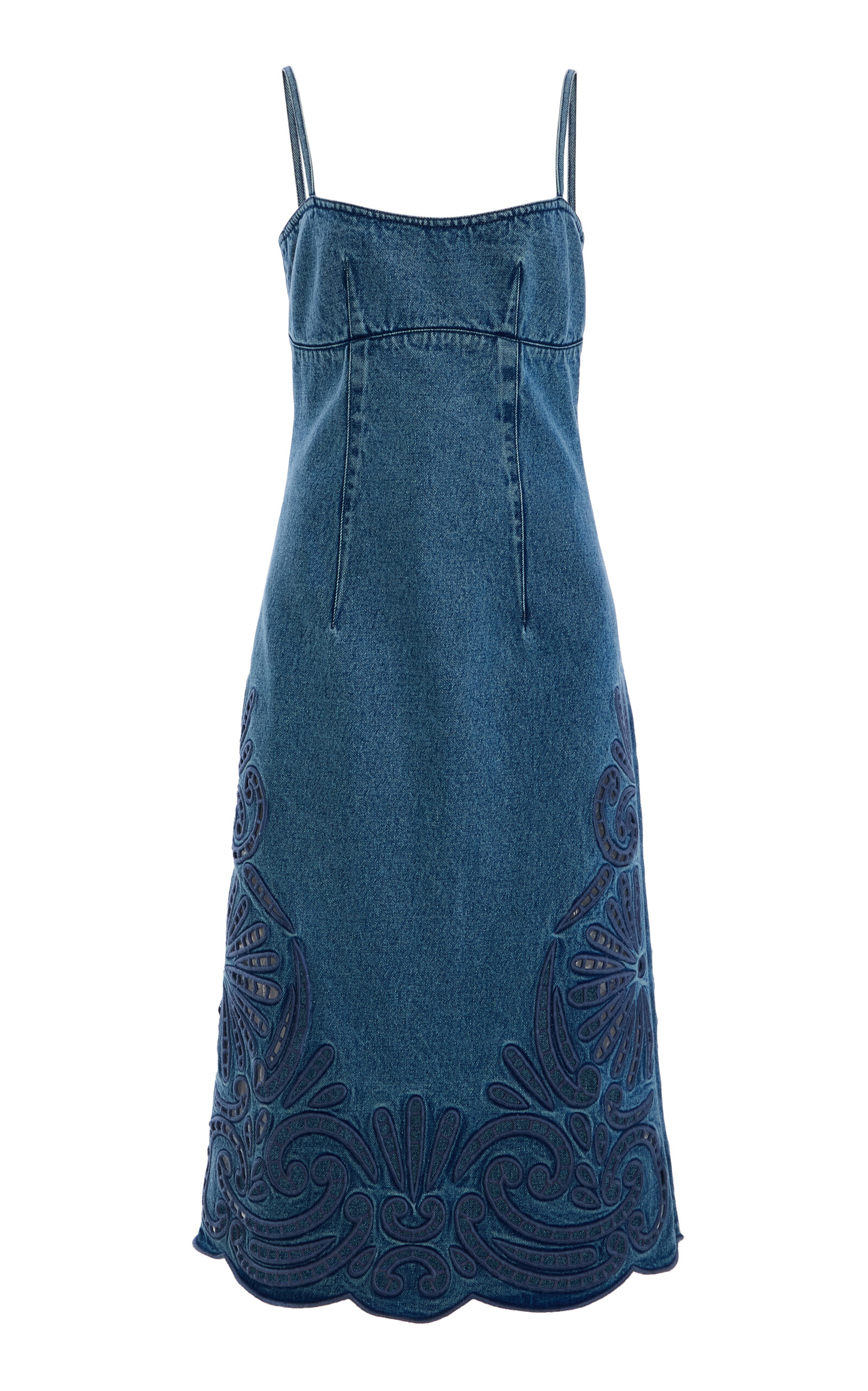 Ulla Johnson Ulla Johnson The Jane Eyelet Denim Dress
