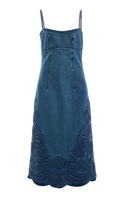 Ulla Johnson Ulla Johnson The Jane Eyelet Denim Dress