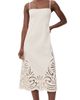Ulla Johnson Ulla Johnson The Jane Eyelet Denim Dress Cowrie - 1