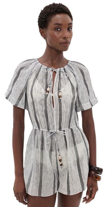 Ulla Johnson Ulla Johnson Valeria Mini Jumpsuit Salt Stone