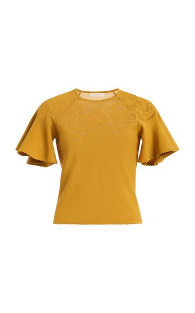 Ulla Johnson Ulla Johnson Vara Patterned Knit Top