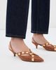 Ulla Johnson Ulla Johnson Vendome Studded Kitten Heels Nutmeg - 3