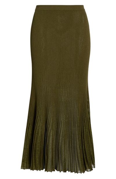 Ulla Johnson Ulla Johnson Vera Metallic Pleated Midi Skirt