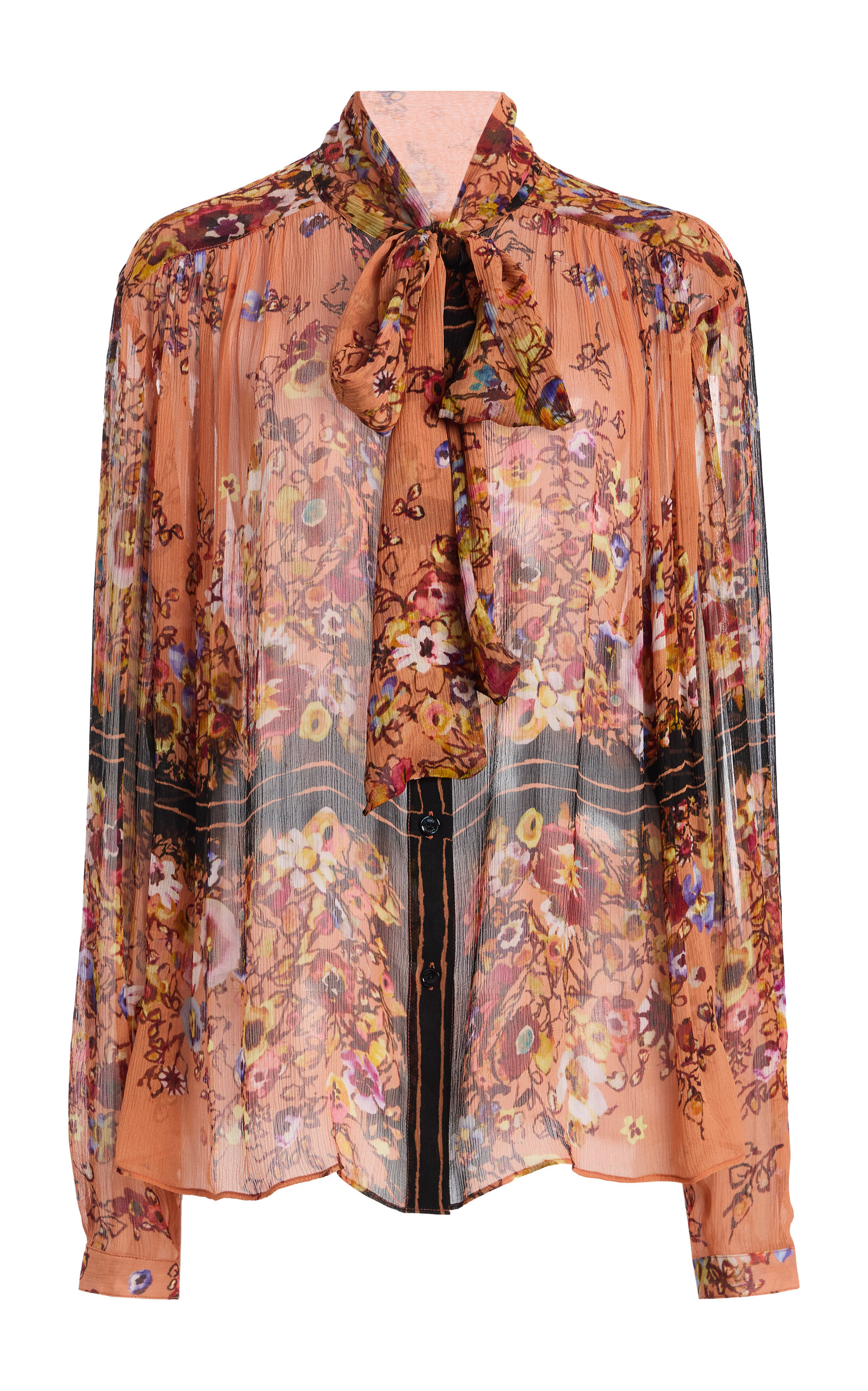 Ulla Johnson Ulla Johnson Vesela Printed Silk Blouse