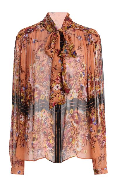 Ulla Johnson Ulla Johnson Vesela Printed Silk Blouse