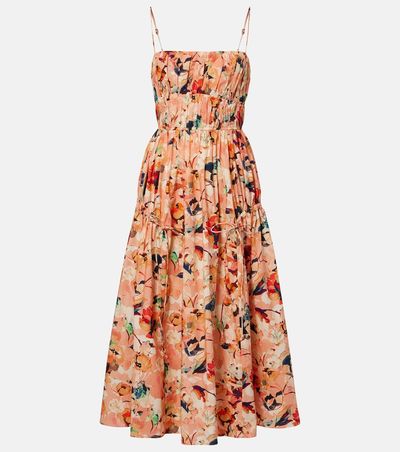 Ulla Johnson Ulla Johnson Vidri floral cotton poplin maxi dress