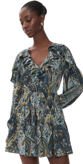 Ulla Johnson Ulla Johnson Vivi Silk Mini Dress Prussian