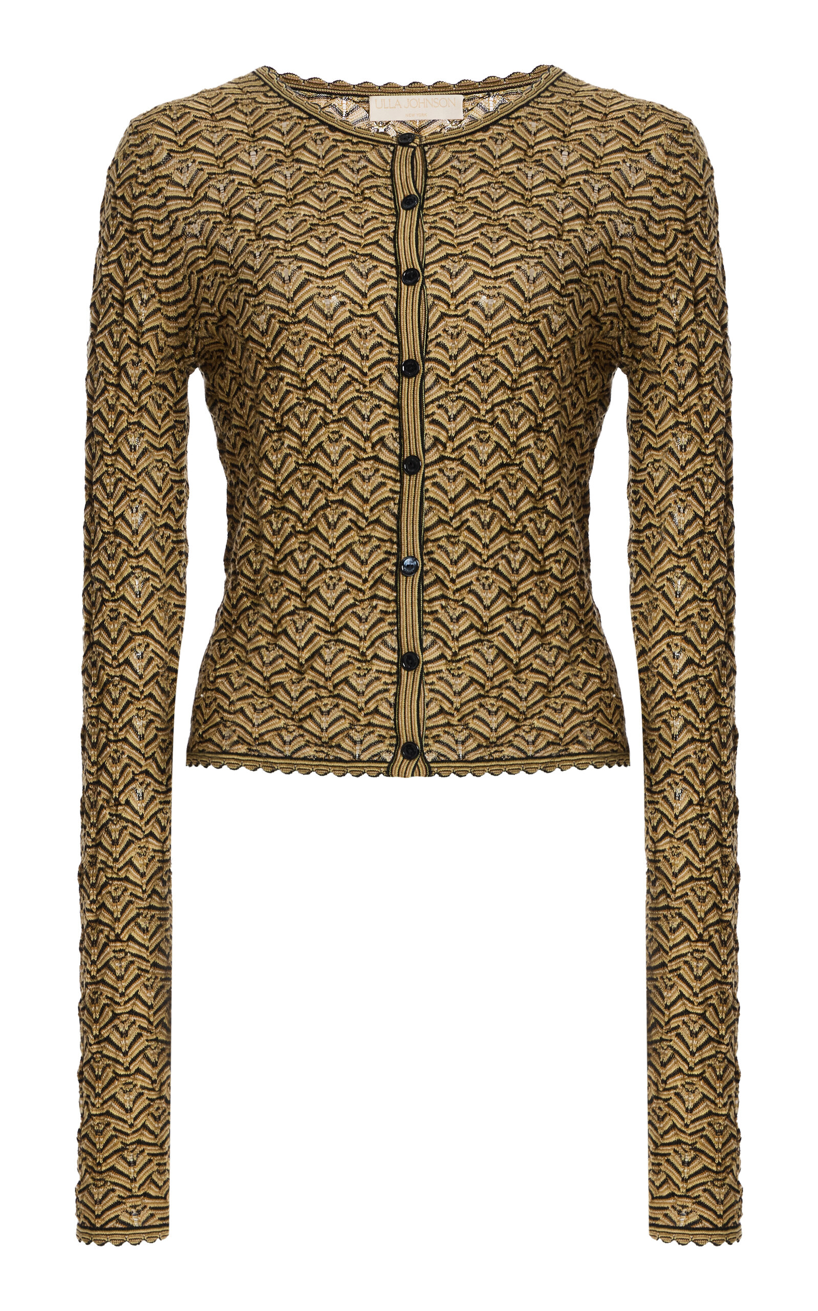 Ulla Johnson Ulla Johnson Vivienne Patterned MerinoWool Cardigan