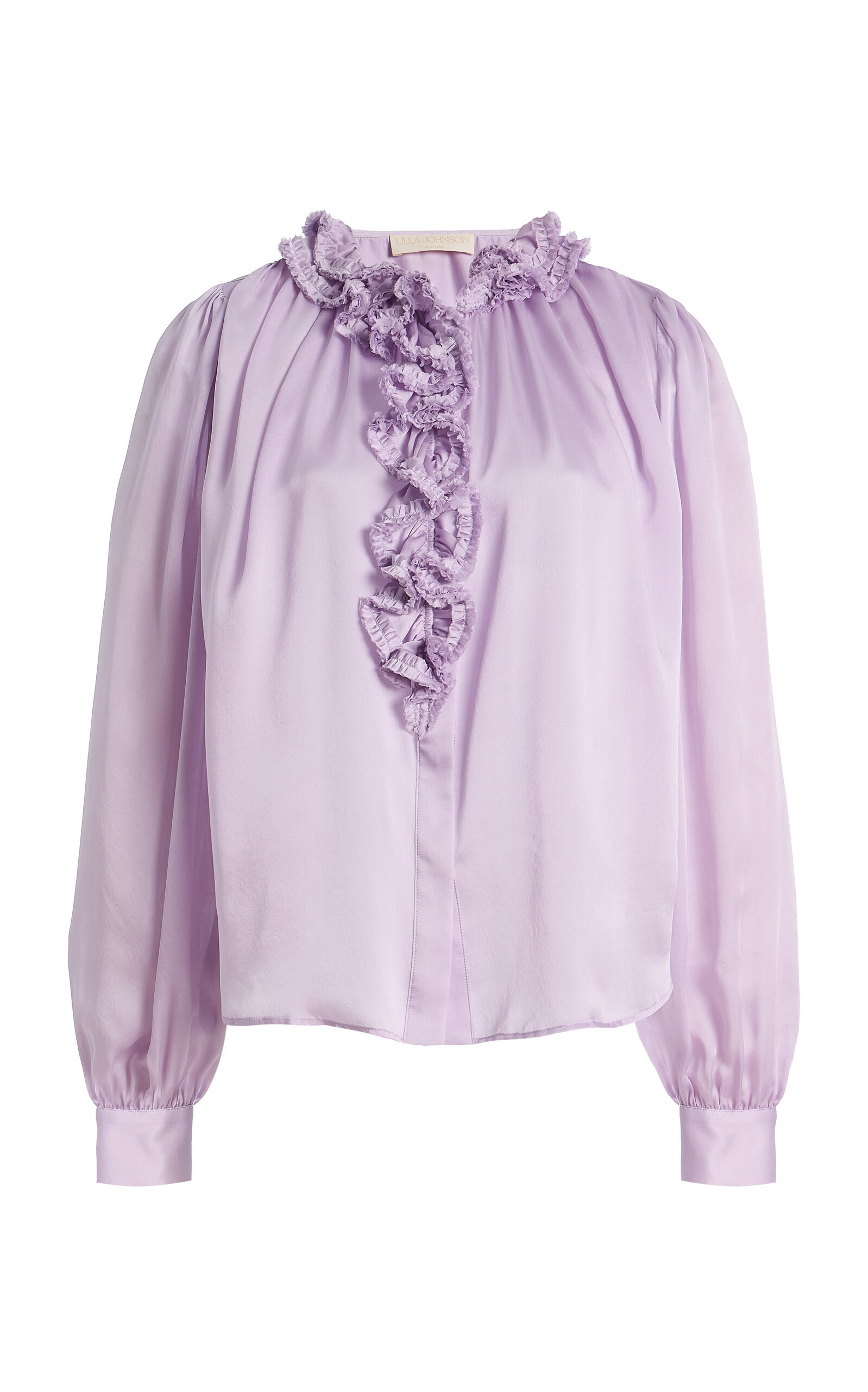 Ulla Johnson Ulla Johnson Willhemina Textured Silk Blouse