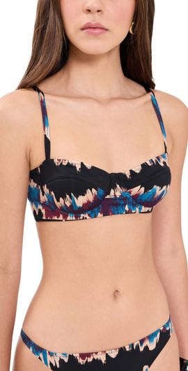 Ulla Johnson Ulla Johnson Zahara Bra Bikini Top Alloy
