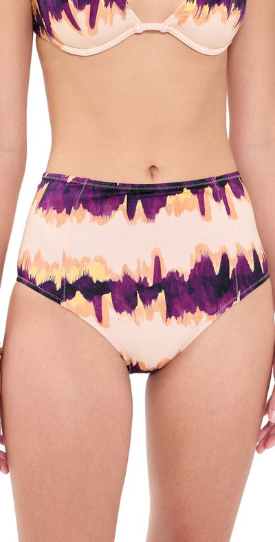 Ulla Johnson Ulla Johnson Zahara High Waisted Bikini Bottoms Quarry