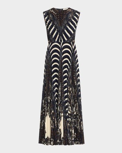 tahlia midi dress Tahlia Velvet Flocked Lace Dress