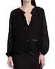 Ulla Johnson Women's Adonis Silk Puff-Sleeve Blouse - 3