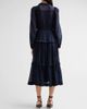 Ulla Johnson Women's Ardelle Clip Dot Cotton Midi-Dress - 3
