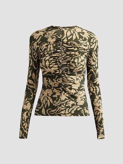Ulla Johnson Women's Asha Floral Jersey Top
