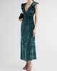Ulla Johnson Women's Astra Crushed Velvet Column Maxi Dress - 4