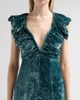 Ulla Johnson Women's Astra Crushed Velvet Column Maxi Dress - 5