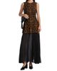 Ulla Johnson Women's Auryn Appliqué Silk Sleeveless Combo Midi-Dress - 2